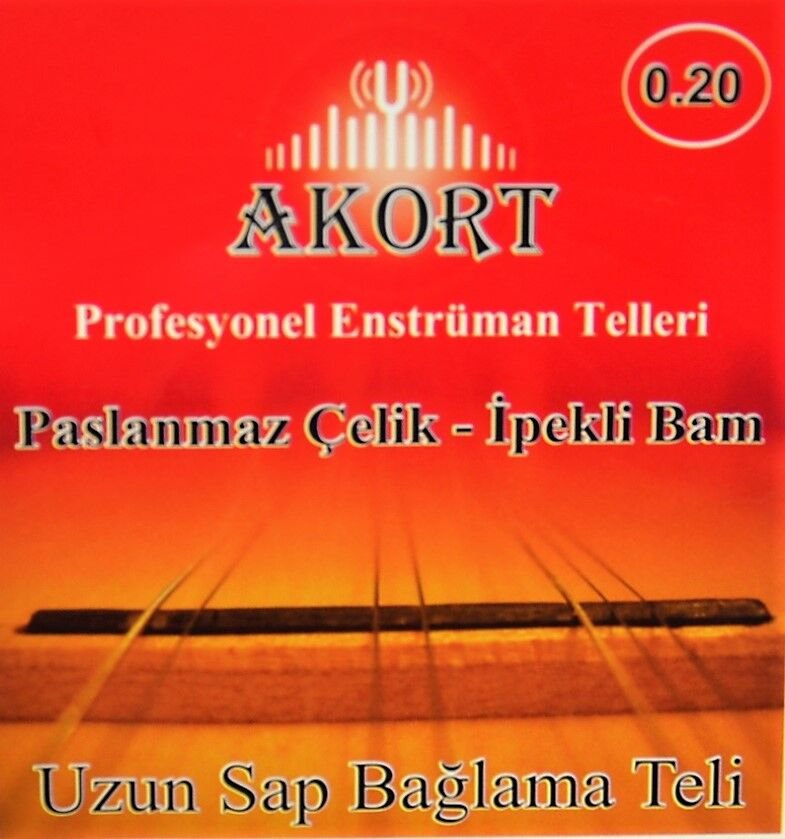 AKORT 0.20 UZUN SAP BAĞLAMA TELİ - SAZ TELİ PASLANMAZ