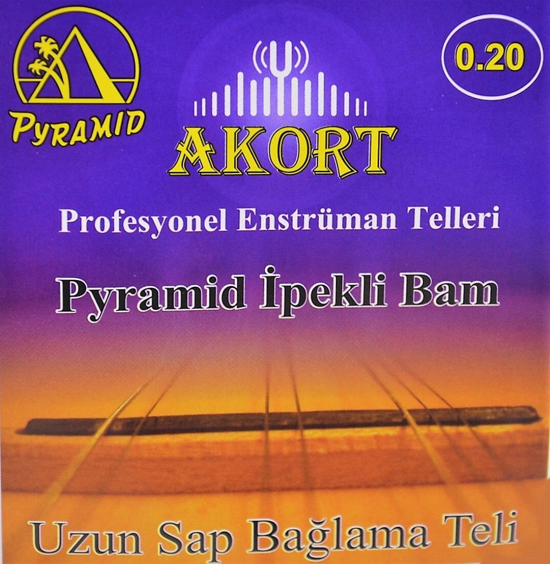 AKORT 0.20 PYRAMİD UZUN SAP BAĞLAMA TELİ - SAZ TELİ