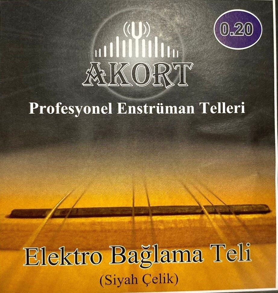 AKORT 0.20 ELEKTRO BAĞLAMA TELİ SİYAH ÇELİK